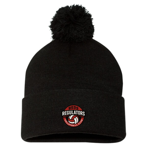 Pom-Pom Knit Touque *Embroidered Logo* Pom-Pom Knit Touque *Embroidered Logo* Thumbnail